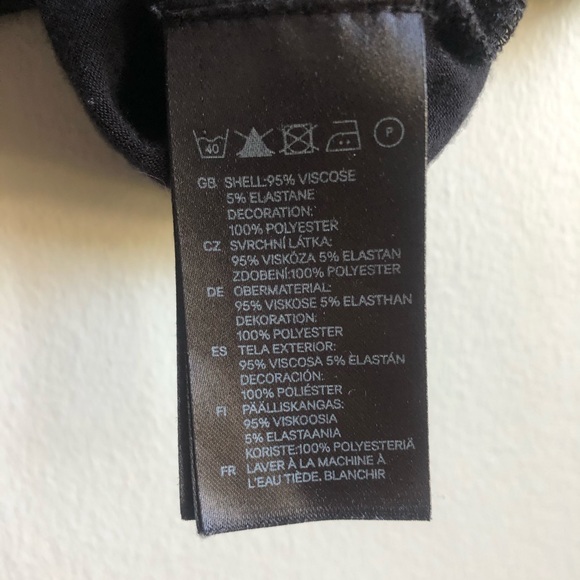 H&M | Black Ruffle Tank Top - Picture 4 of 4